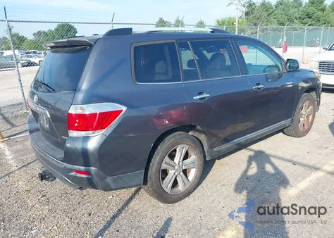 2012 Toyota Highlander Limited V6 from USA, damaged, VIN 5TDDK3EH8CS138947